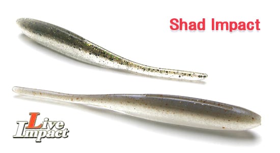 KEITECH SHAD IMPACT ORANGE SHAD