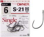 OWNER HOOK S-21 mod. 51572 Barbed for Spoons & Spinners