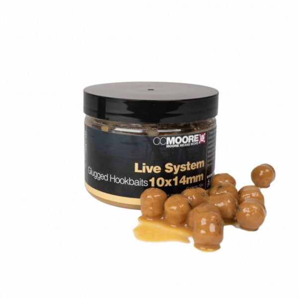 CC MOORE LIVE SYSTEM GLUGGED HOOKBAITS 15X18MM