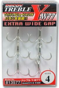 DECOY TREBLE Y-W77 SIZE 3/0