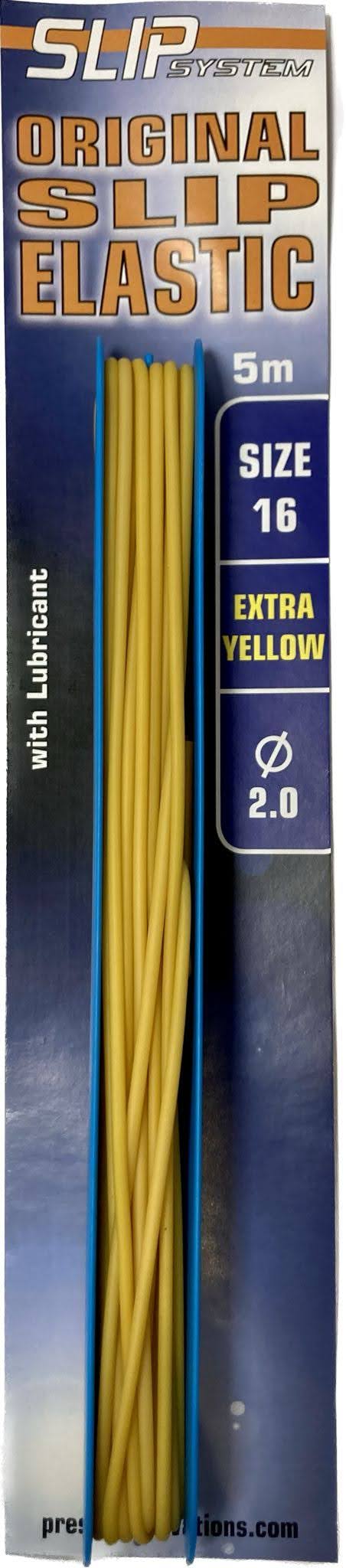 PRESTON SLIP ELASTIC Ø 2mm  - EXTRA YELLOW #16