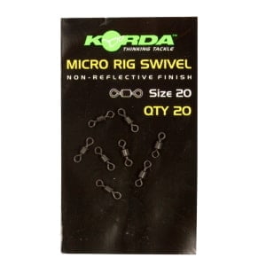 KORDA MICRO RIG SWIVEL 20pcs