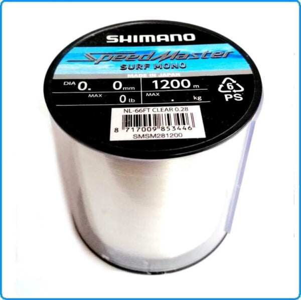 SHIMANO LINE SPEEDMASTER SURF 0,28MM 1200MT