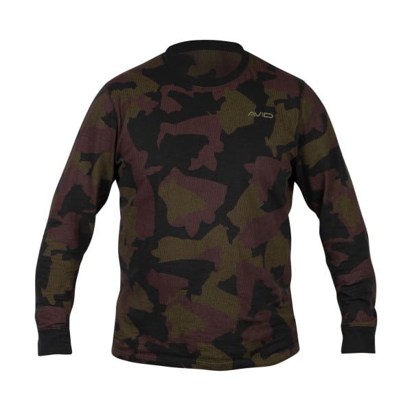 AVID DISTORTION CAMO LITE T-SHIRT LONG SLEEVE