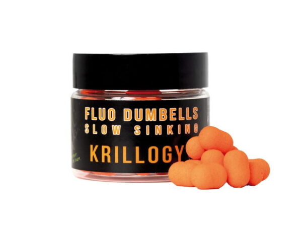 KRILLOGY FLUO DUMBELLS SLOW SINKING 7x11 MM