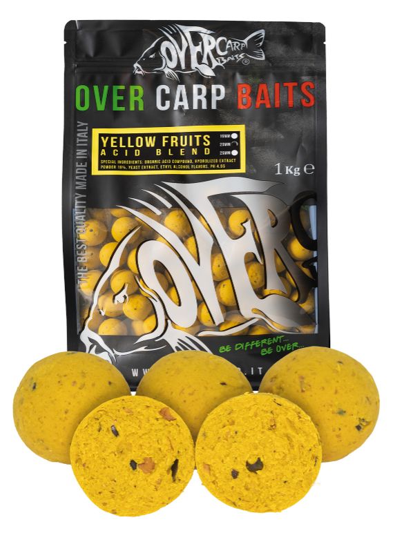 YELLOW FRUITS ACID BLEND BOILIES AFFONDANTE 16MM 1KG