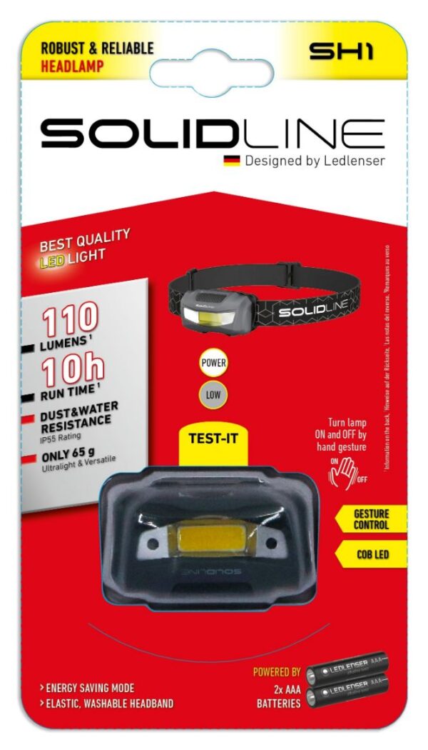 LEDLENSER SOLIDLINE FRONTALE SH1