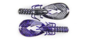 X ZONE LURES MUSCLE BACK FINESSE CRAW 3,25'' PURPLE SHADOW