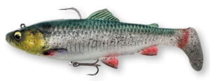 SAVAGE GEAR 4D TROUT RATTLE SHAD 17CM 80G 01- SINKING GREEN SILVER