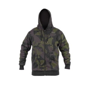 AVID CARP DISTORTION CAMO ZIP HOODIE