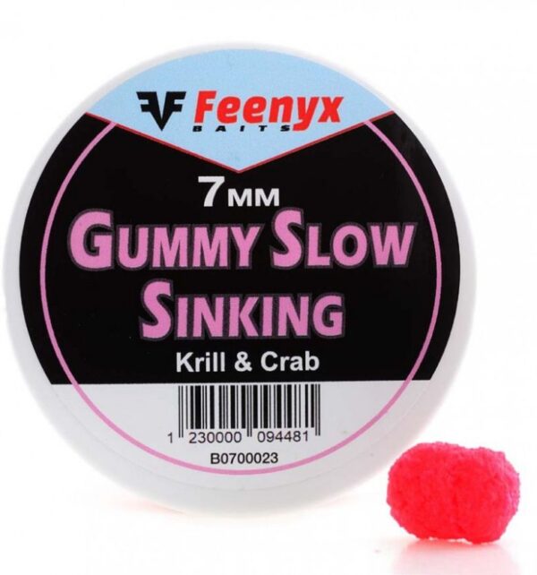 FEENYX GUMMY SLOW SINKING KRILL & CRAB 7mm