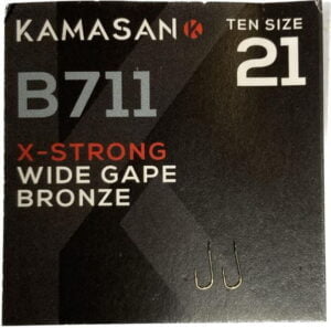 KAMASAN B711 X STRONG WIDE GAPE BRONZE