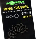 KORDA RING SWIVELS SIZE 11 8pcs