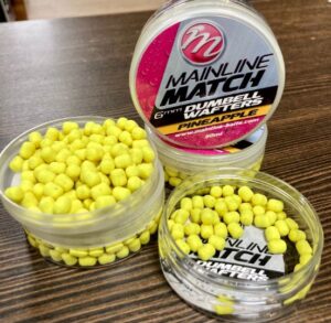 MAINLINE MATCH DUMBELL WAFTERS 6mm - YELLOW - PINEAPPLE