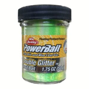 BERKLEY POWERBAIT EXTRA SCENT GLITTER COL SGrn/White/Syel