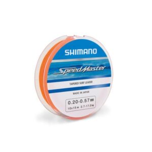 SHIMANO SPEEDMASTER 10X15mm 0.23-0.57mm TAPERED LEADER ORANGE