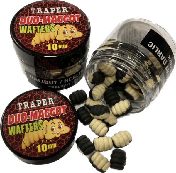 TRAPER DUO-MAGGOT WAFTERS FRESH HALIBUT/GARLIC 10mm