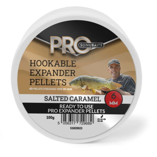 SONUBAITS HOOKABLE EXPANDER PELLETS SALTED CARAMEL 6mm