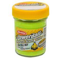 BERKLEY POWERBAIT GARLIC SCENT CHARTREUSE