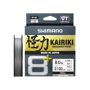 SHIMANO KAIRIKI 8+ Steel Grey 150mt