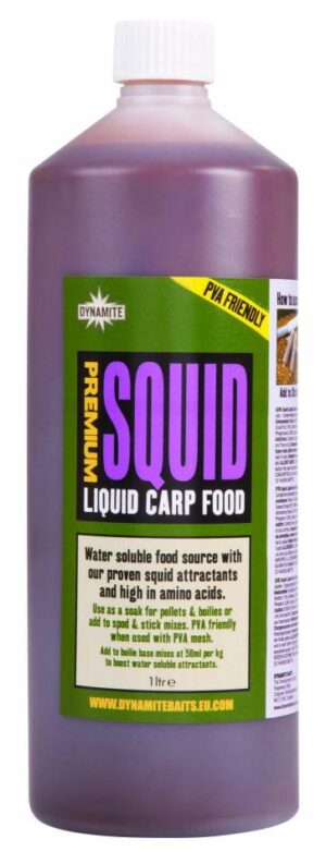 DYNAMITE PREMIUM SQUID LIQUID CARP FOOD 1lt