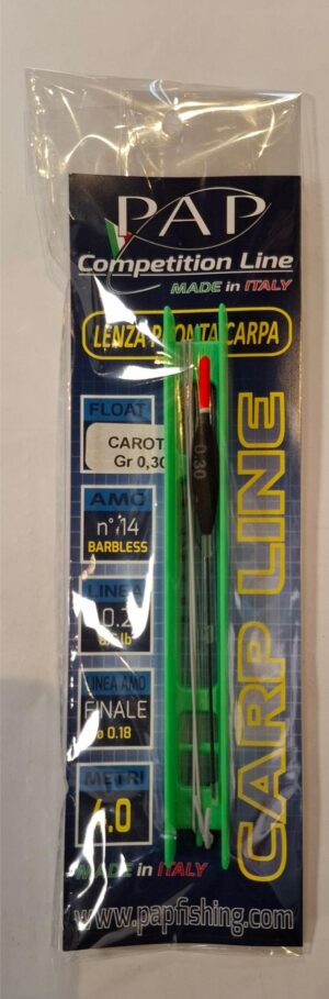 PAP LENZE PRONTO PESCA CARP LINE