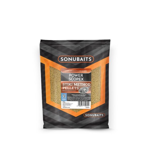 SONUBAITS POWER SCOPEX STIKI METHOD PELLETS 2mm (650gr)