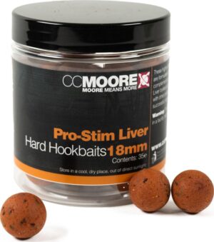 CC MOORE PRO-STIM LIVER HARD HOOKBAITS 18mm