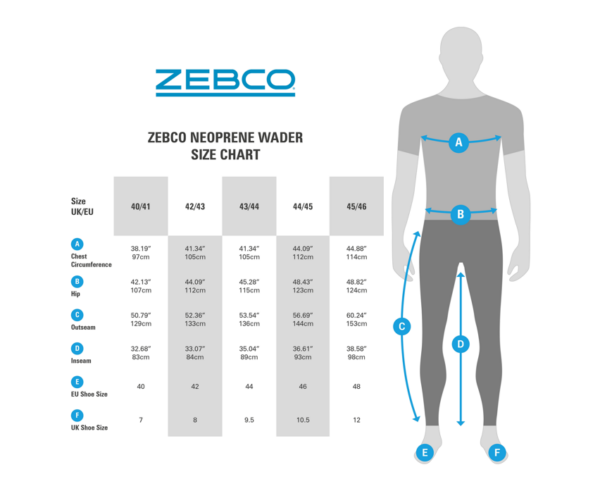 ZEBCO TROPHY NEOPRENE WADERS