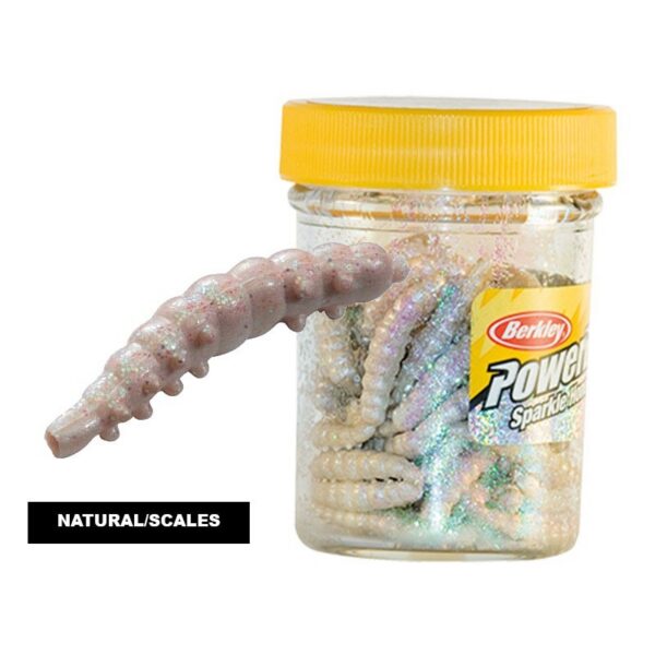 BERKLEY POWERBAIT HONEY WORM CAMOLINE SCALES