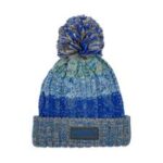 PRESTON COLOUR BLOCK BOBBLE HAT