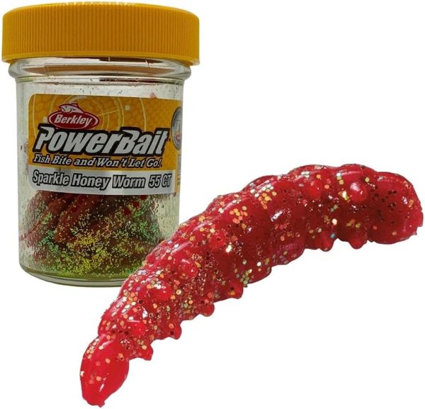 BERKLEY POWERBAIT HONEY WORM CAMOLINE SCALES