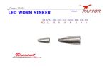 VINCENT LEAD WORM SINKER