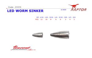 VINCENT LEAD WORM SINKER
