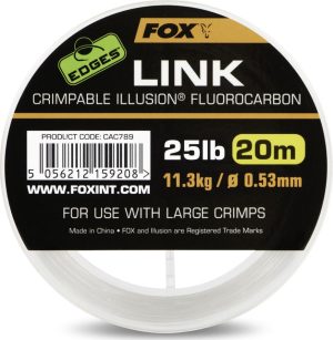 Home 49 FOX EDGES LINK ILLUSION FLUOROCARBON (CRIMPABLE)