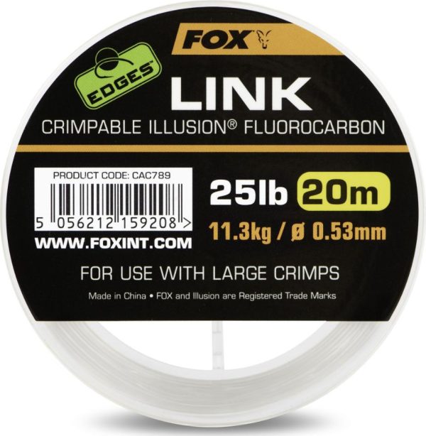 FOX EDGES LINK ILLUSION FLUOROCARBON (CRIMPABLE)